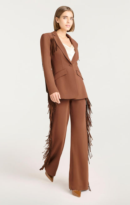 Cinq à Sept Suede Fringe Cheyenne Blazer