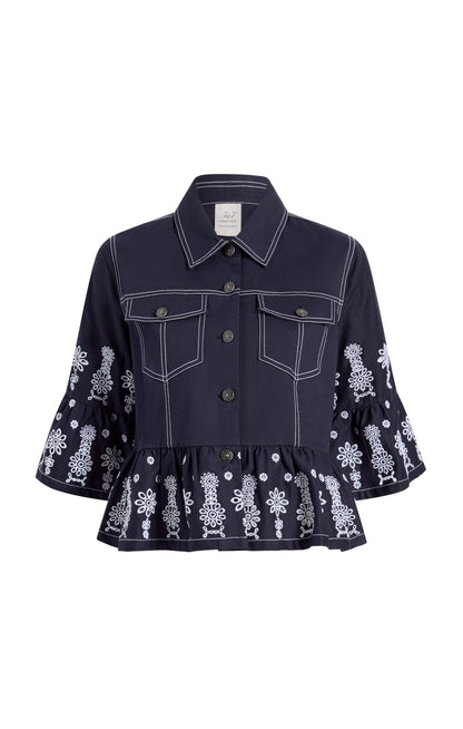 Cinq à Sept Mazie Eyelet Mandie Jacket