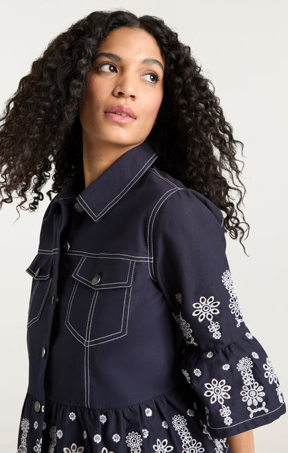 Cinq à Sept Mazie Eyelet Mandie Jacket