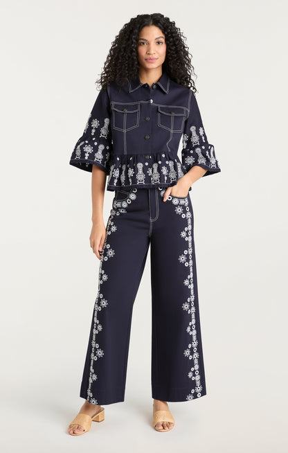 Cinq à Sept Mazie Eyelet Mandie Jacket