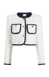 White/navy