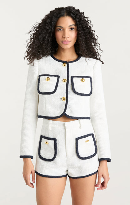 Cinq à Sept Contrast Auden Jacket