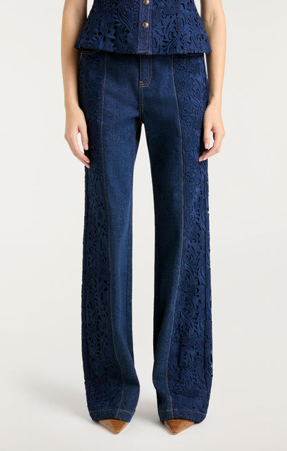 Cinq à Sept Lace Combo Francine Jeans