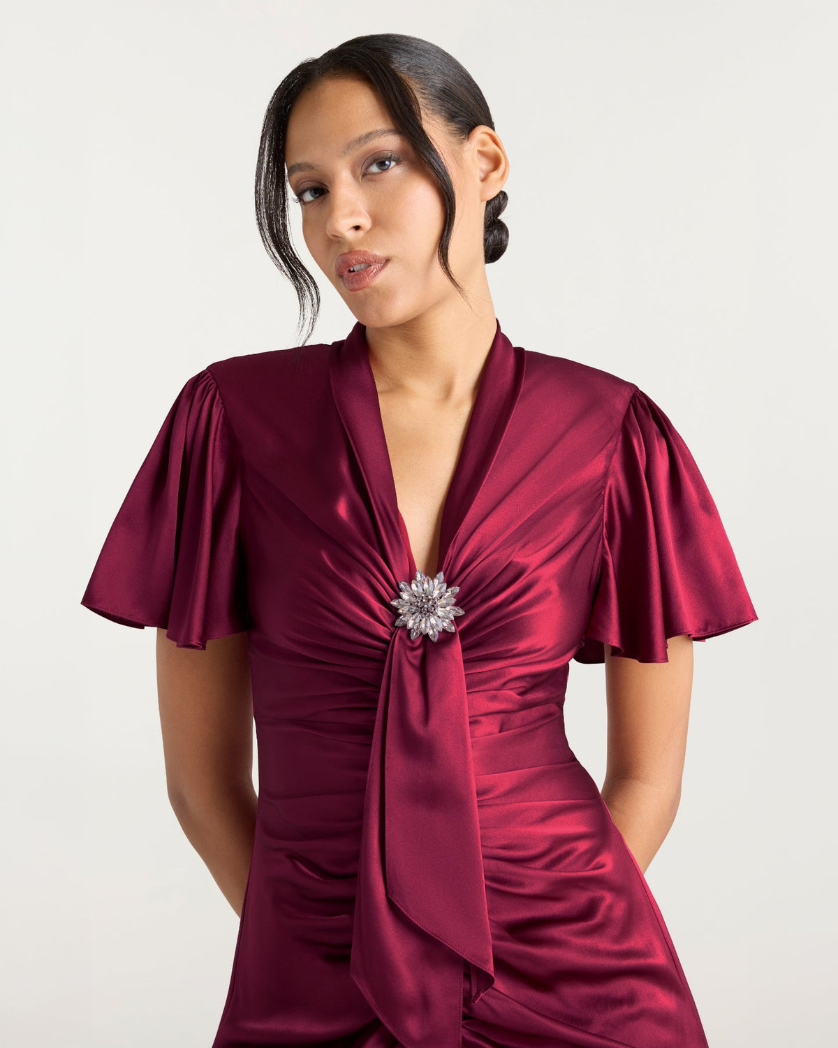 Cinq à Sept Brooch Peeta Dress