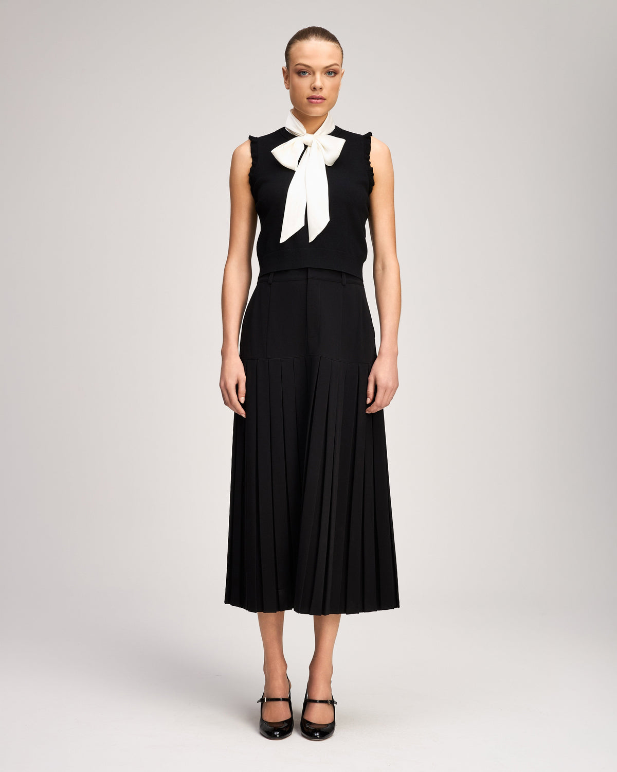 Cinq à Sept Crepe Bane Skirt