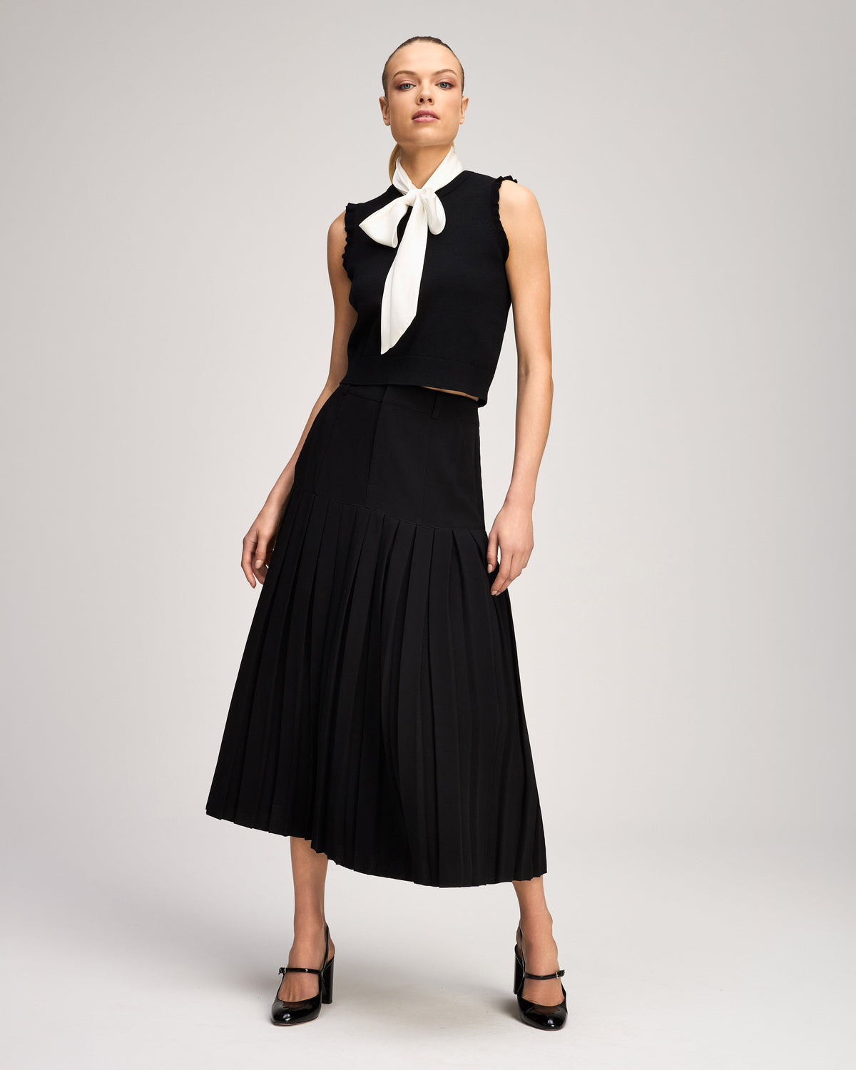 Cinq à Sept Crepe Bane Skirt