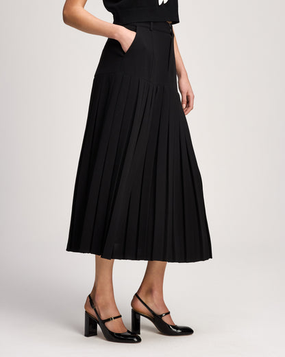 Cinq à Sept Crepe Bane Skirt